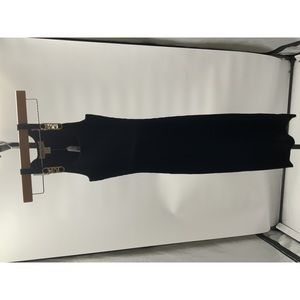 Michael Kors | Dresses | Michael Kors Ribbed Stretch Knit Midi Tank Dress  Black Xs | Poshmark